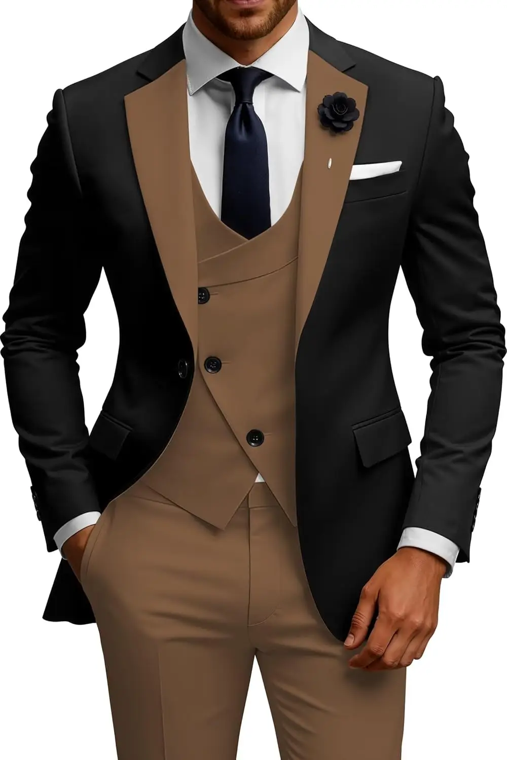Thumbnail 2 - #41 Most Reviewed Mens Double Breasted Suits