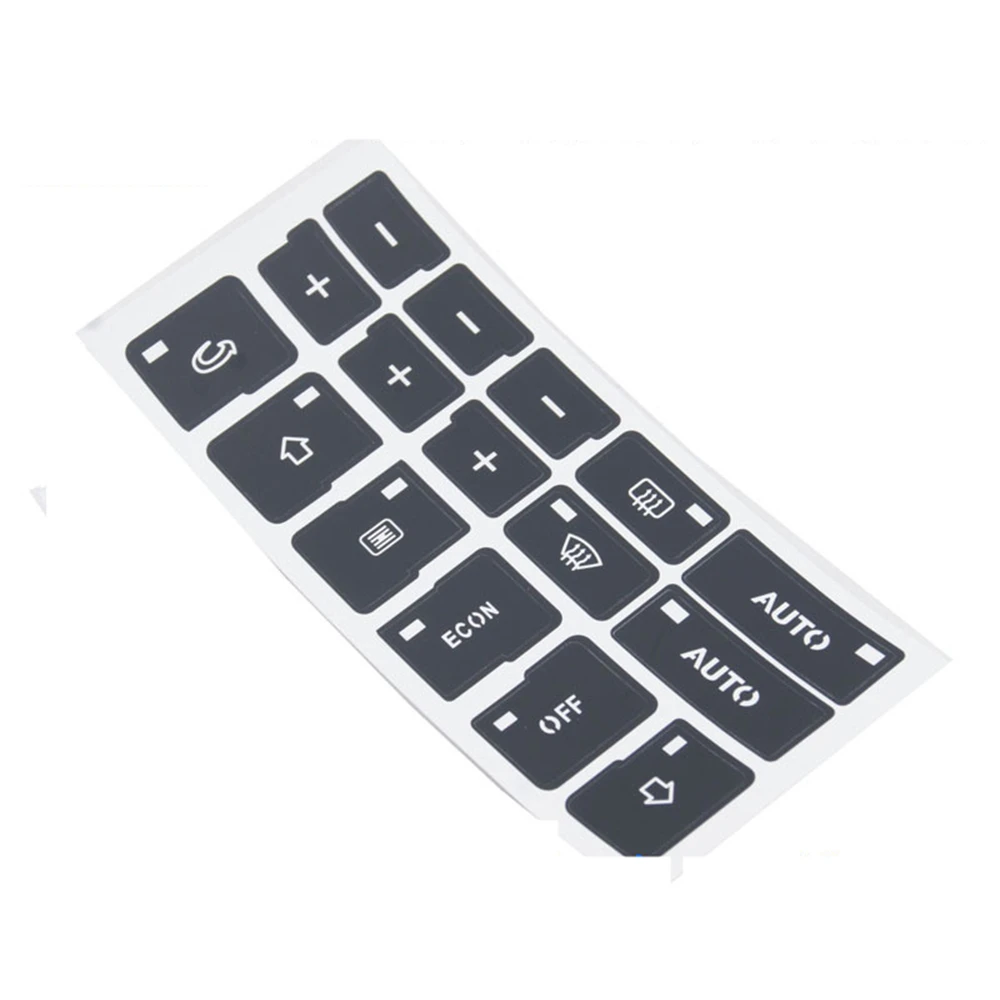 

​Control button sticker For Audi A4 B6 B7 2000-2004 Car Air Condition Sticker AC Climate Control Button Repair Stickers Decals