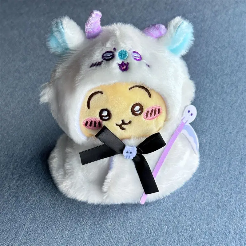 15cm Miniso Chiikawa Anime Accessory Doll Dress Up Kawaii Anime Doll Cape Cute Cartoon Stuffed Doll New Clothes Children's Gift