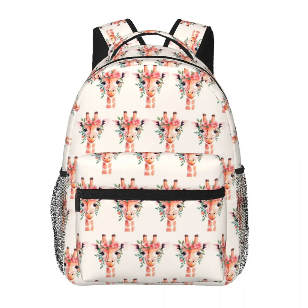 

Cute Stylish Giraffe Fun Animal Art Backpack Student Boys Girls BookBag Children School Bag Laptop Shoulder Bags for Men Women