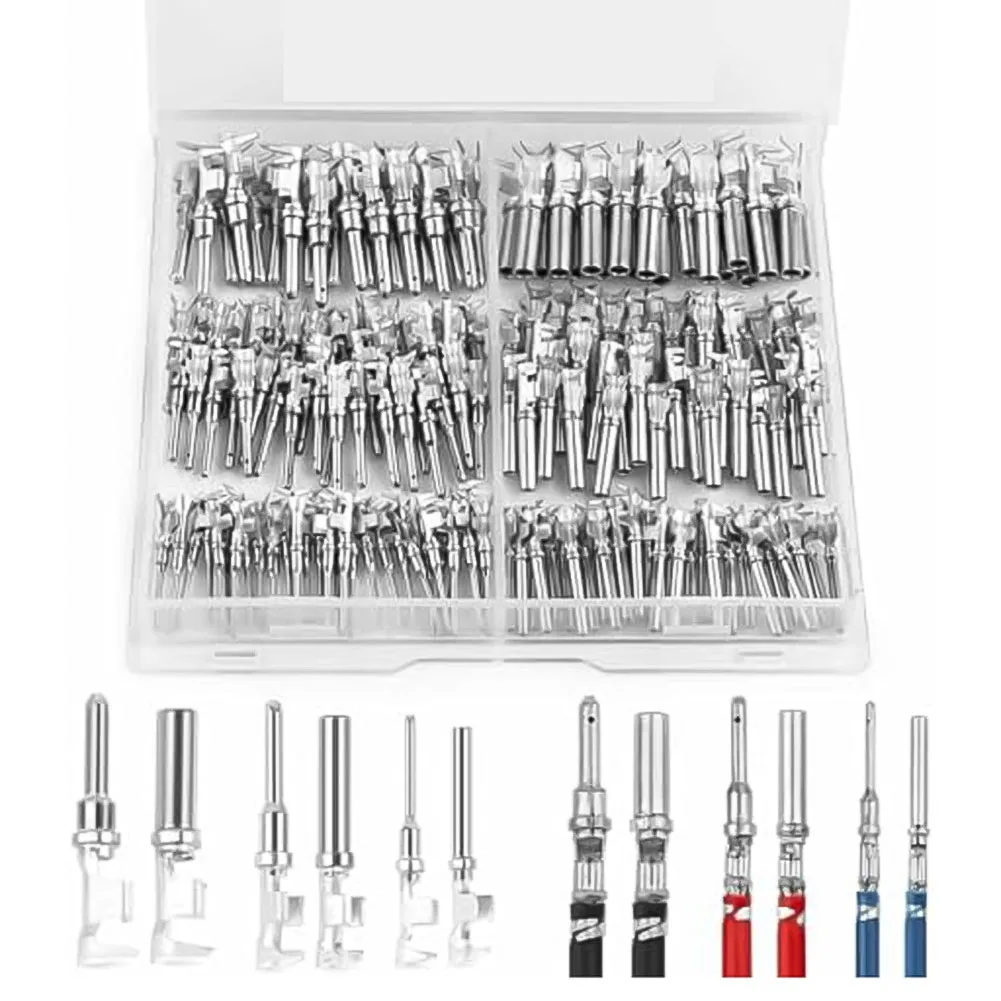 180PCS Automotive Connectors Pin Harness Terminal Kit For DTP For Dt And For DTM 12 16 20 From 22 To 12 AWG Car Electronics Part