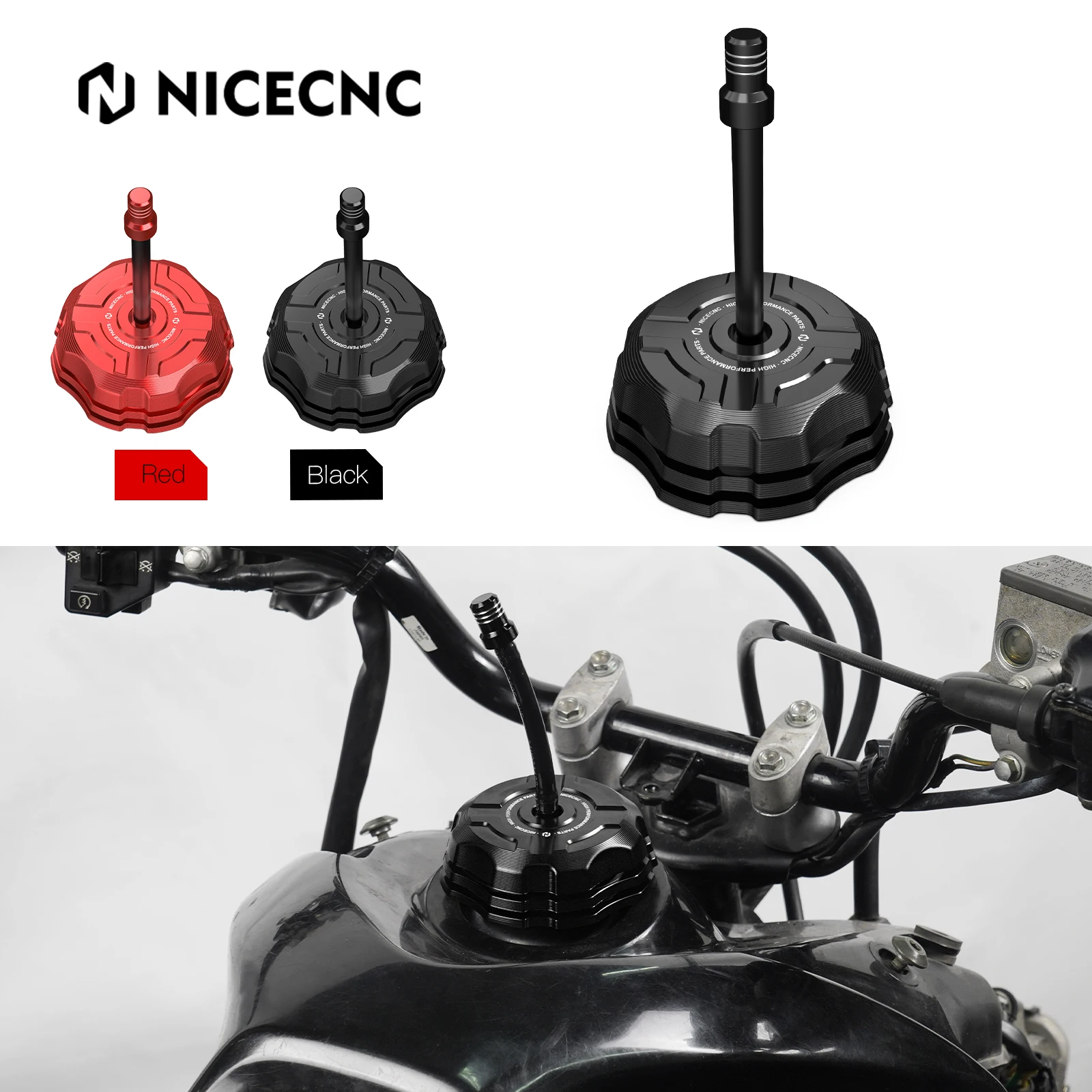 

For Honda TRX450R 2006-2009 Fuel Tank Cap Gas Cap 17620-HP1-000 TRX450ER ATV TRX 450R 6061-T6 Aluminum