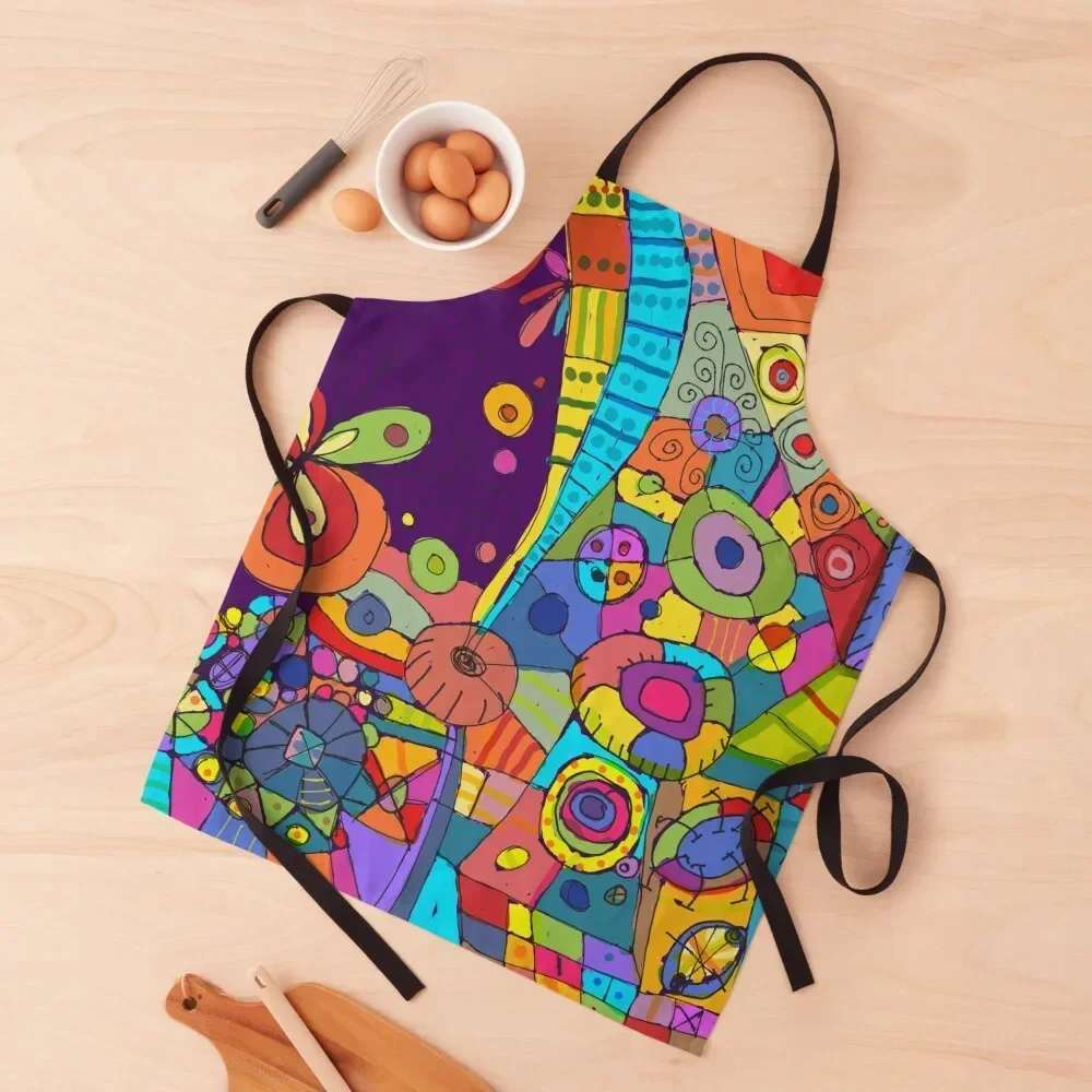 

Purple Patchwork Apron Kitchen Supplies Kitchen Apras Man women's kitchens cooks clothes Apron