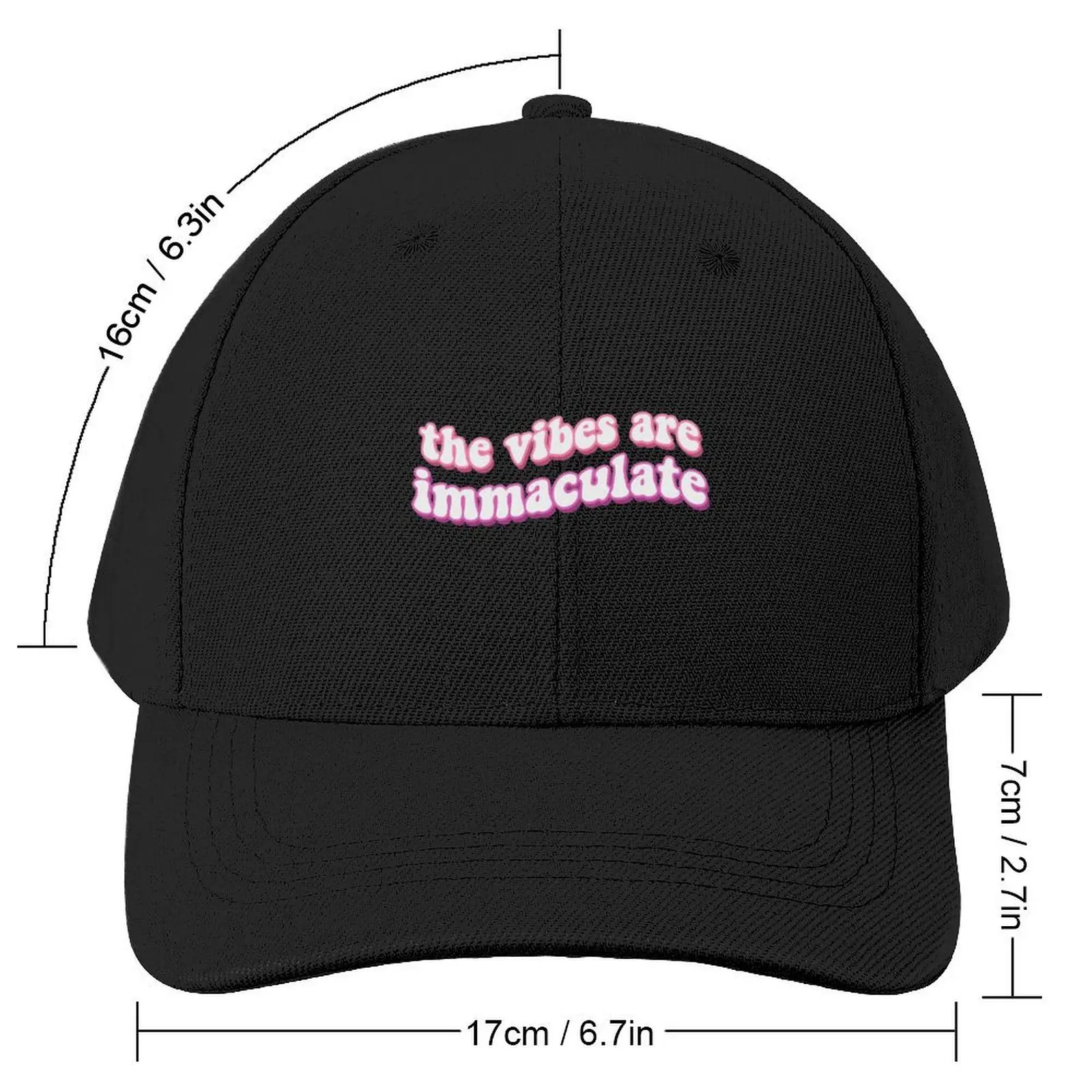 the vibes are immaculate Baseball Cap Designer Hat Vintage Luxury Cap Kids Hat Mens Caps Women's