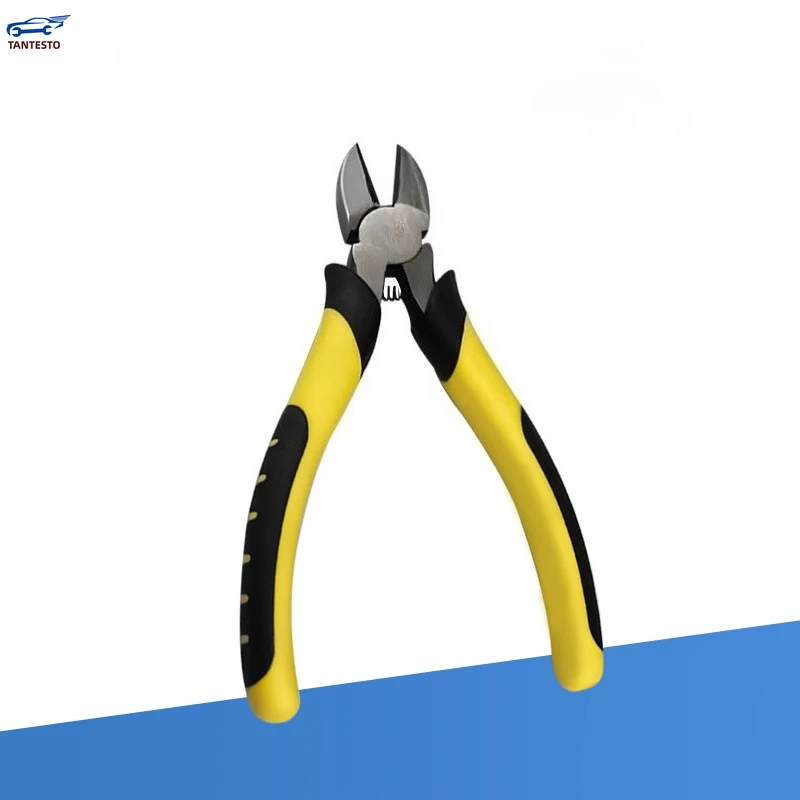 Tang Oblique 6 Inci, Tang Mulut Miring, Peralatan Perbaikan Mobil, Hemat Tenaga, Nosel Mulut Terbuka Sebagian, Tang Mulut Terbuka Sebagian