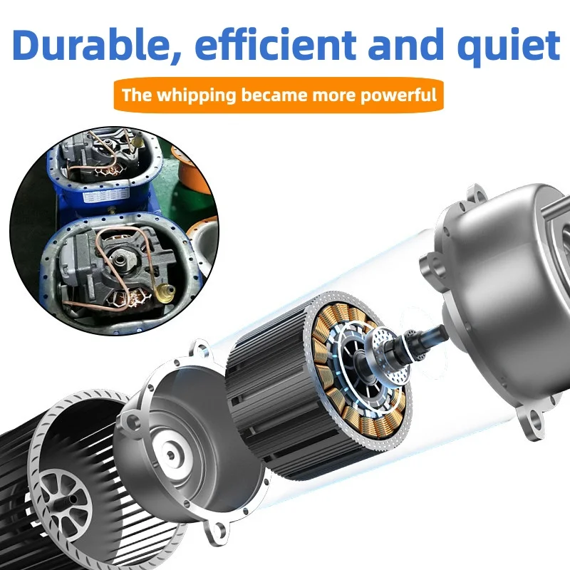 Mobile Wheeled Refrigerant Vacuum Pump Portable Carry Handle HVAC Air Conditioner Refrigeration Evacuation Pump
