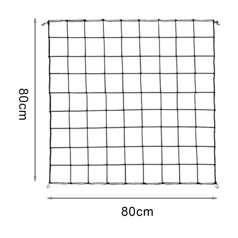 Siatka kratowa Scrog Net z 4 haczykami Ogórek Ogrodnictwo Ogrodnictwo Wytrzymała siatka na rośliny Namiot do ogrodnictwa Ogrodnictwo