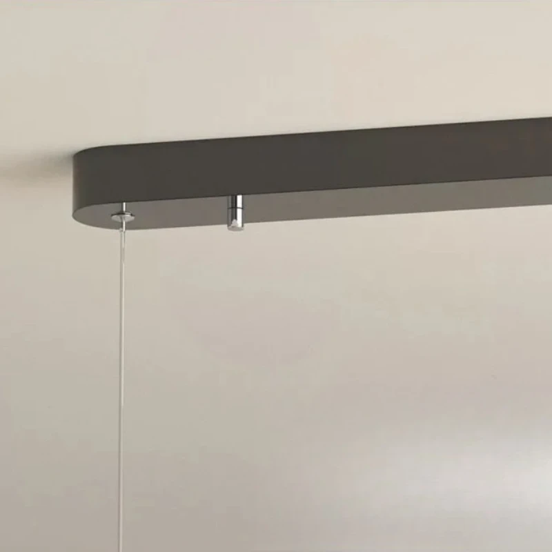 Modern Style Restaurant Led Chandelier New Cream Color Wind Hotel Bar Simple Fashion Home Decor Lamp for Bedroom Bedside Hanging