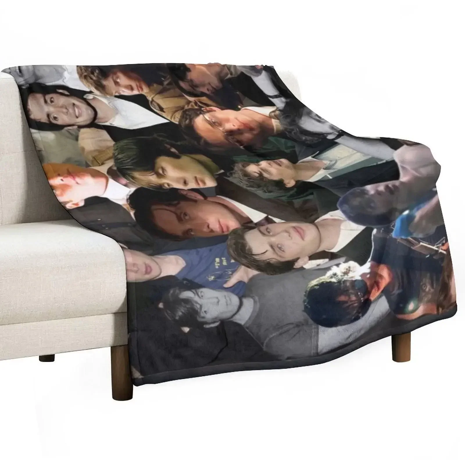 

Cillian Murphy collage Throw Blanket Fashion Sofas Furrys Sofa Quilt Decorative Sofa Blankets