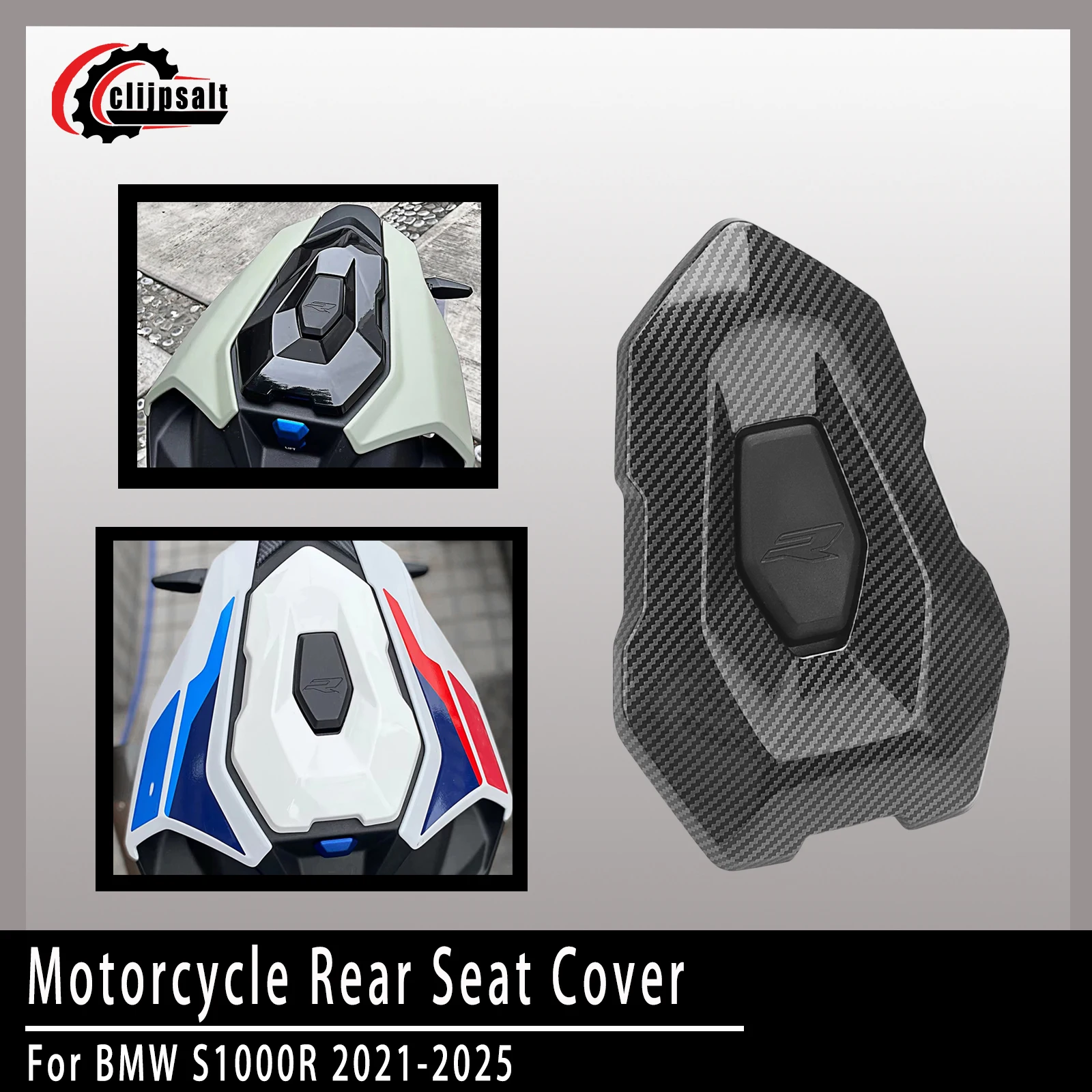 For BMW M1000R S1000R 2021 2022 2023 2024 2025 S1000R Seat Cover Cowl Rear Pillion Solo Hump Fairing Motorcycle Accessories Part