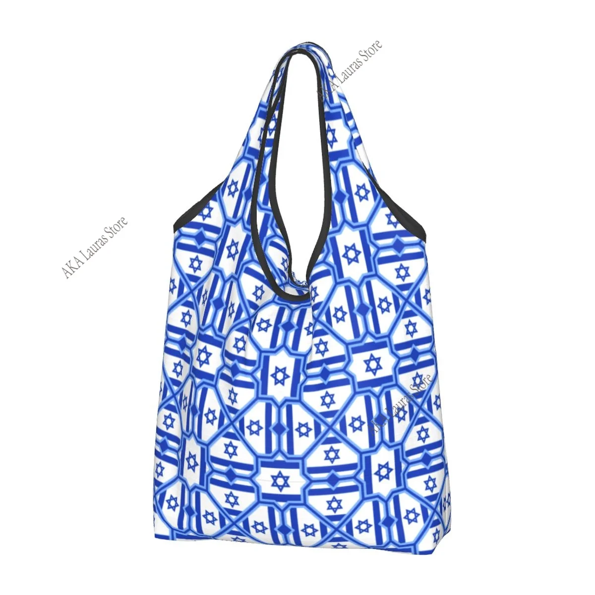 Israel l Flag Grocery Shopping Bag Shopper Tote Shoulder Bag Large Handbag