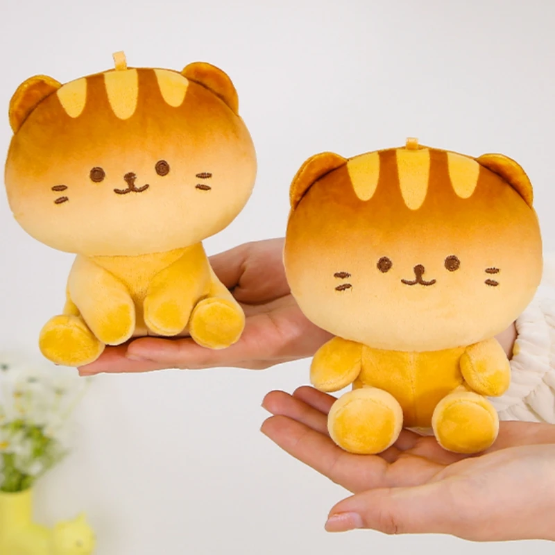 13/20/25cm Cartoon Cute Cat Plush Doll Pillow Fun Cat Shape Bread Cookie Biscuit Plush Toy Home Decor Gift For Children