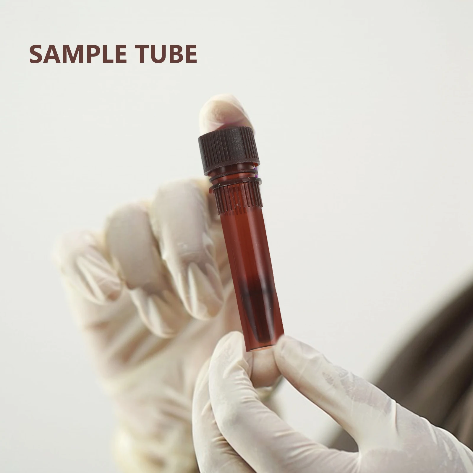 

20pcs 1.5ML Brown Cryogenic Vials Freezing Test Tubes Lightproof Sample Storage Tubes Plastic Containers for Scientific