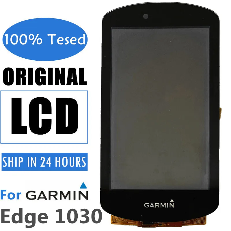 شاشة LCD مقاس 3.5 بوصة LM1625A01-1C لـ GARMIN EDGE 1030 (غير تستخدم على Edge 1030 Plus) محول رقمي لشاشة تعمل باللمس بنظام تحديد المواقع