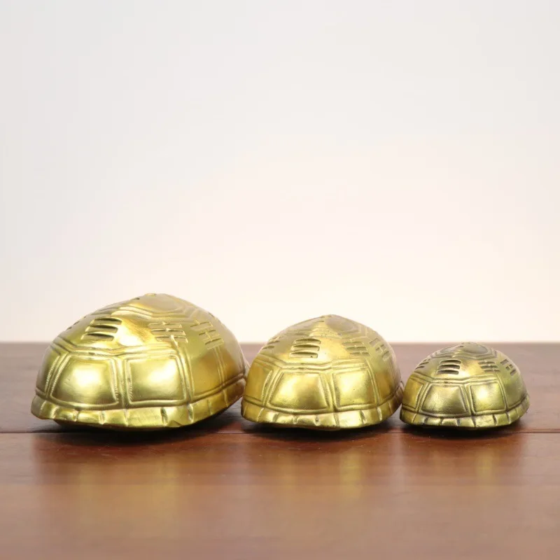 Home Office Decorative Crafts And Ornaments Manufacturer Wholesale Bagua I Ching Interpretation Manual Copper Turtle Shell