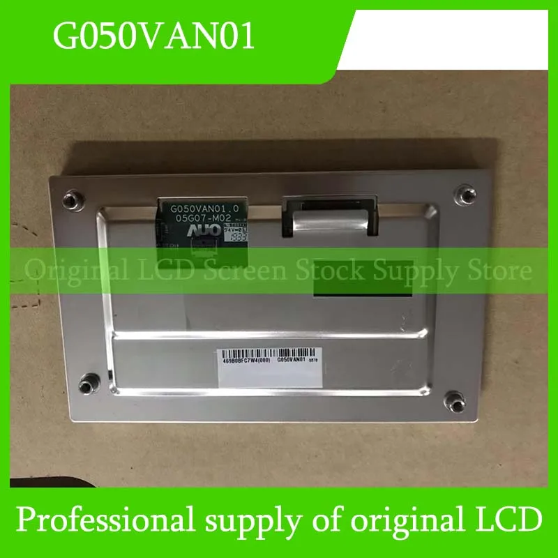 Original LCD Display Screen Panel para AUO, novo, transporte rápido, 100% testado, G050VAN01, 5,0 em