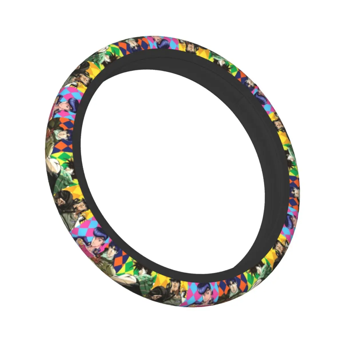 Joseph Joestar Car Steering Wheel Cover Anti-slip Anime Auto Steering Wheel Protector Car Accessories