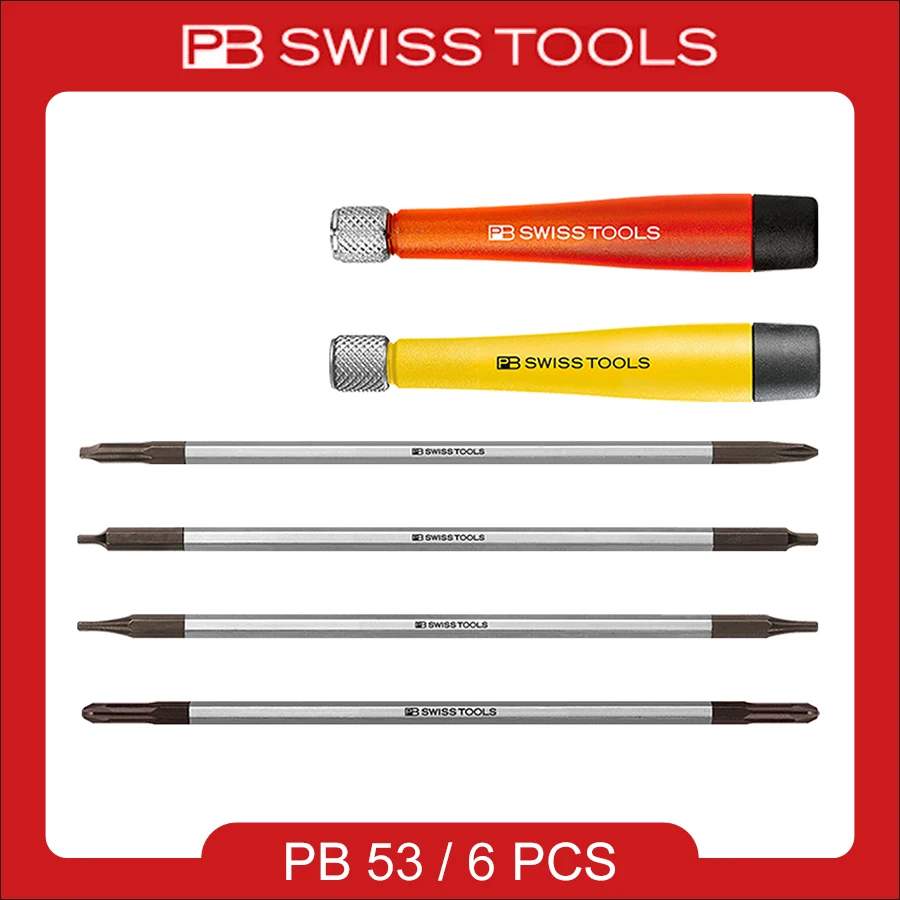 PB SWISS Telescopic Handle Screwdrivers with Turnable Head and Super Slim Replacement Screwdriver and screw driver set