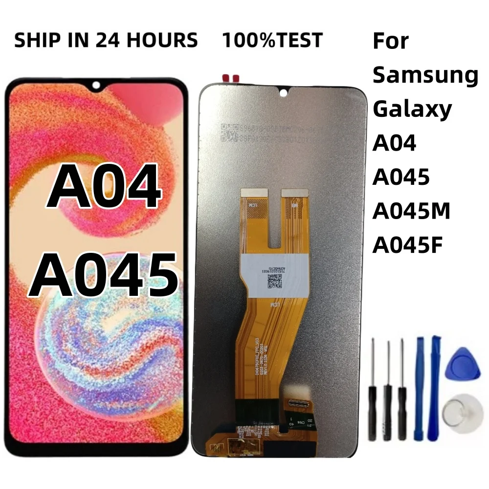 pop-test-65-pollici-per-samsung-galaxy-a04-a045-display-touch-screen-digitizer-assembly-sostituzione-per-samsung-a045m-sm-a045f-ds