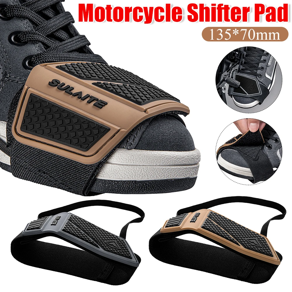 Motorcycle Shift Pad Gear Shoe Cover Durable Lightweight Boot Protector Adjustable  Protector Cover for Riding Moto Accessaries