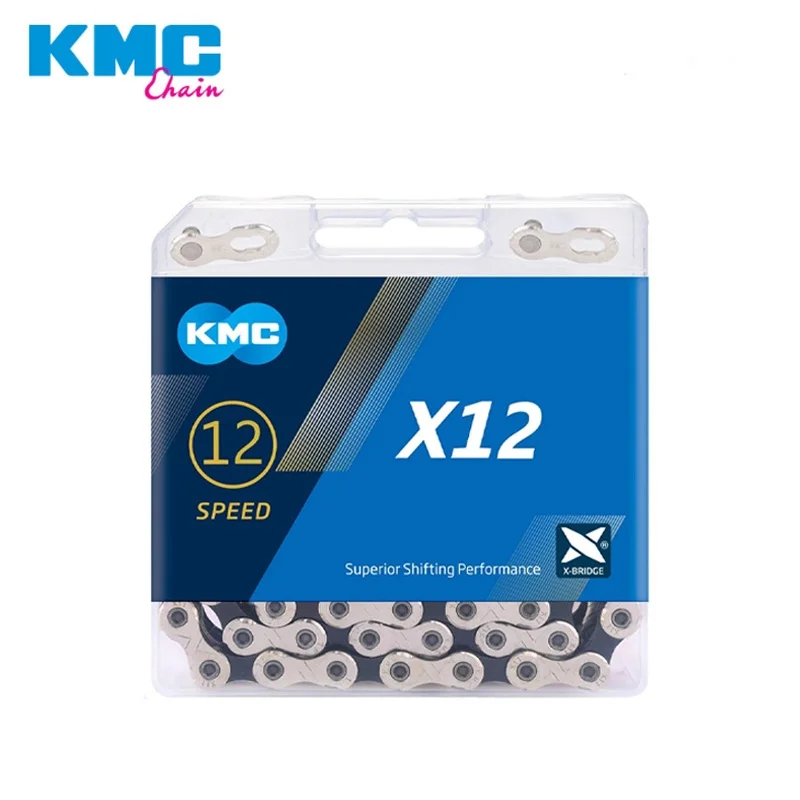 KMC Bicycle Chain X8 X9 X10 X11 X12 Road MTB Bike Chain 8 9 10 11 12 Speed 116 118 126L Bike Chain for Shimano Sram Bike Parts