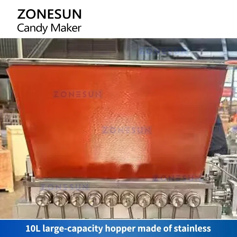 Zonesun آلة صنع حلوى غائر ، مودع الشوكولاته ، حشو غائر الكرمل ، معدات الحلويات ، تغليف الحلويات ، ZS-FM7C