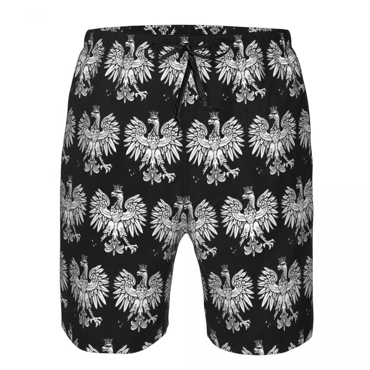 

Polska Polish Eagle Trunks Beach Board Shorts Casual Quick Dry Swim Summer Men Pants