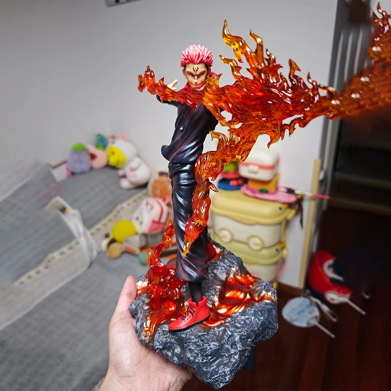 جديد في المخزون 28 سنتيمتر Jujutsu Kaisen شخصيات كرتونية Itadori يوجي أرقام Ryomen Sukuna بولي كلوريد الفينيل تمثال جمع نموذج هدية مزخرفة لعبة