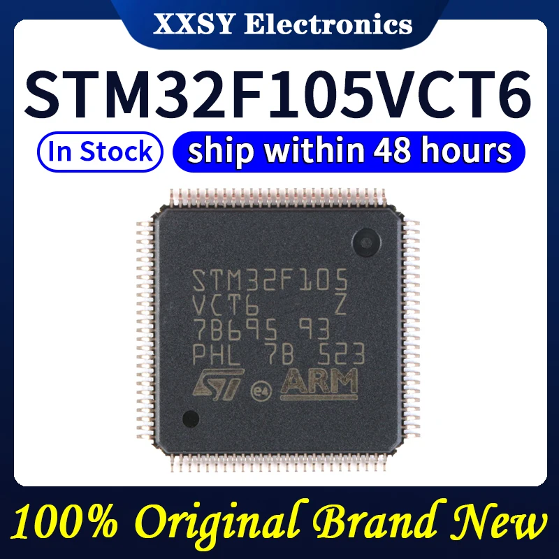 Alta Qualidade 100% Original Novo STM32F105RBT6 STM32F105RCT6 STM32F105R8T6 STM32F105VCT6 STM32F105VBT6 STM32F105V8T6 STM32F105VBH6