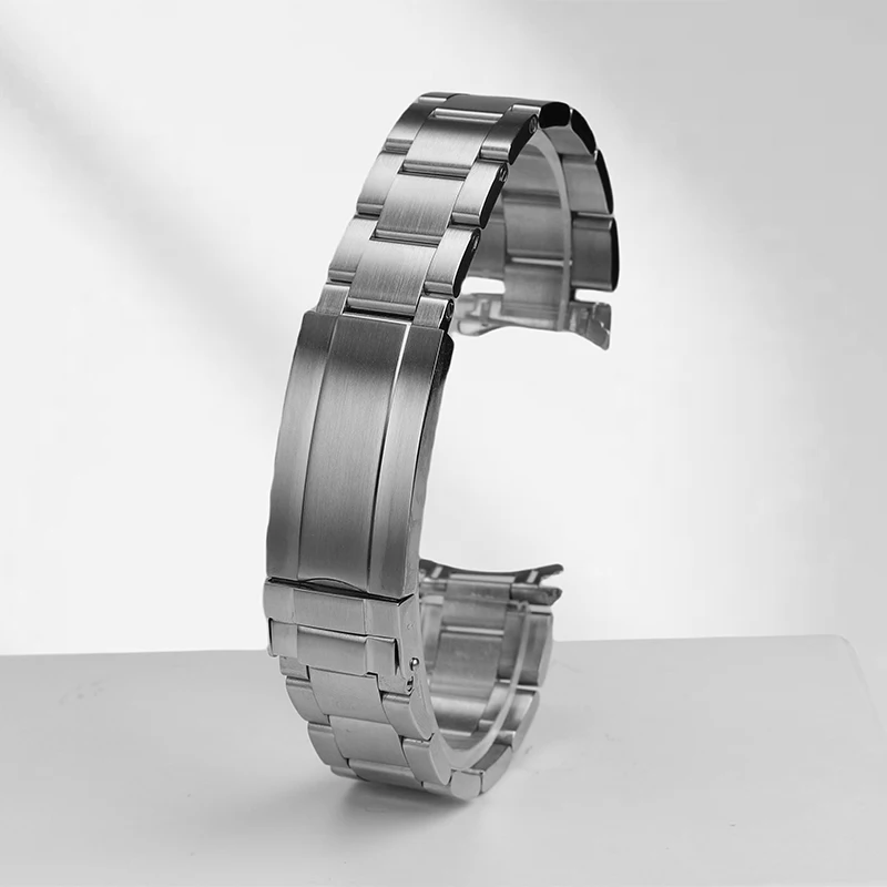 Bracelet de montre, lien à vis solide, argent, 19mm, pour Seiko 5 SNXS75 SNXS77 SNX79J1