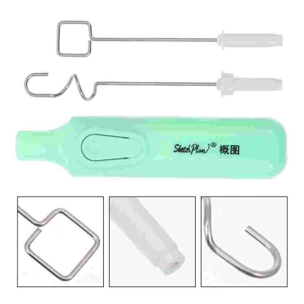 

2 Sets Gouache Paint Mixing Paints Mixer Electric Glass Pigment Agitator Blending Tool Plastic