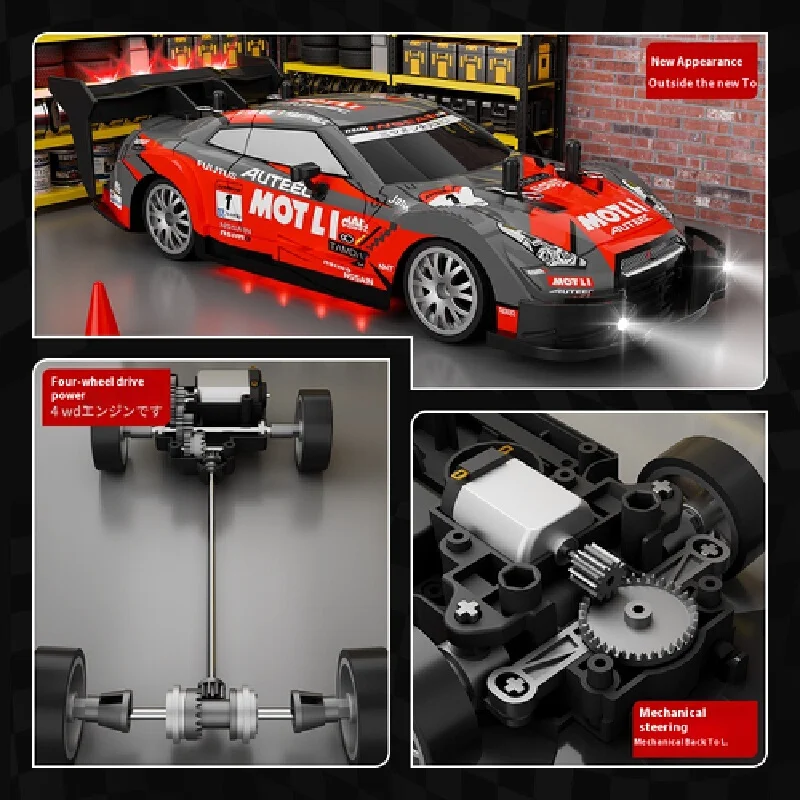 New 1:20 Four-Wheel Drive Drift Remote Control Car Professional Rc Racing Proportional Variable Speed Gtr Bmw Racing Model Toy