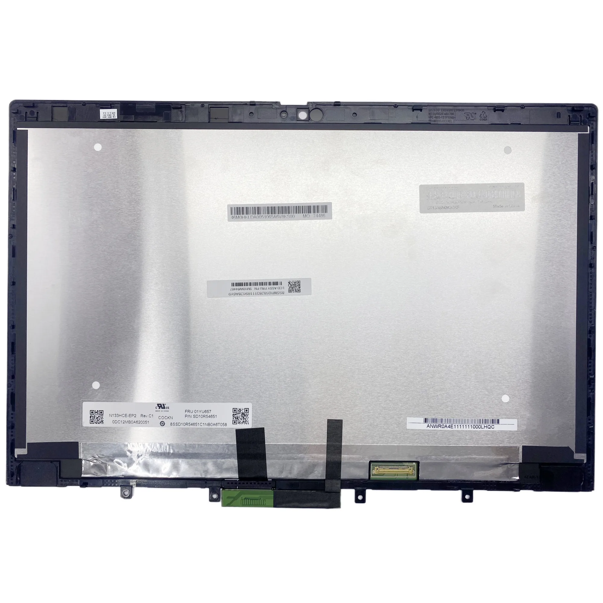 

N133HCE-EP2 B133HAN05.9 For 13.3'' Lenovo ThinkPad L13 Yoga 20R5 20R6 Laptop LCD Touch Screen Assembly + Bezel 1920*1080