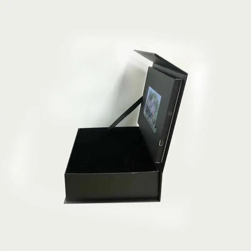 Boîte de papier vidéo pour écran LCD, boutons de fonction pour les entreprises, nouveau design, 7 pouces, 28x18x5.6cm