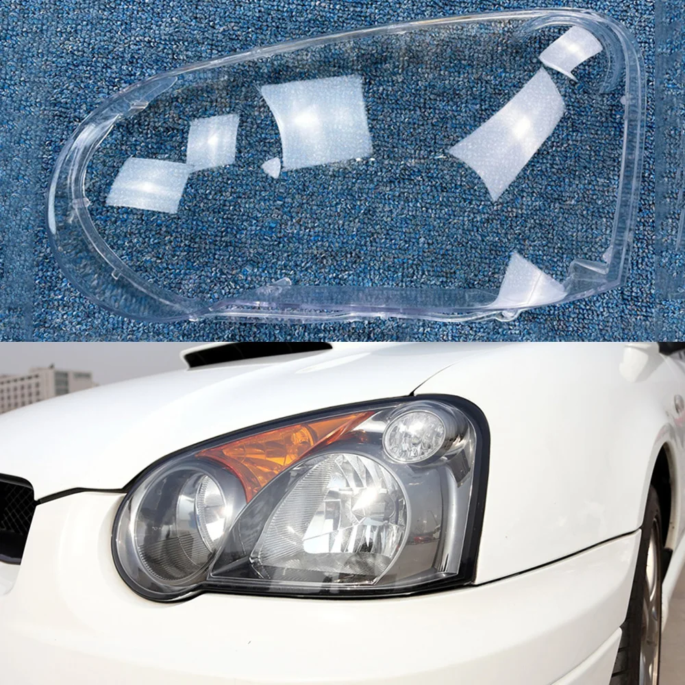 

For Subaru Impreza 2003 2004 2005 Front Headlamp Transparent Cover Lamp Shade Headlight Shell Lampshade Lens Plexiglass