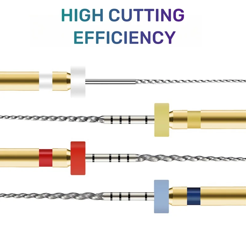 Endodontic Rotary Files Kit | Thermally Activated NiTi Files (COXO / SOCO) for Root Canal Shaping | Heat-Treated Flexible