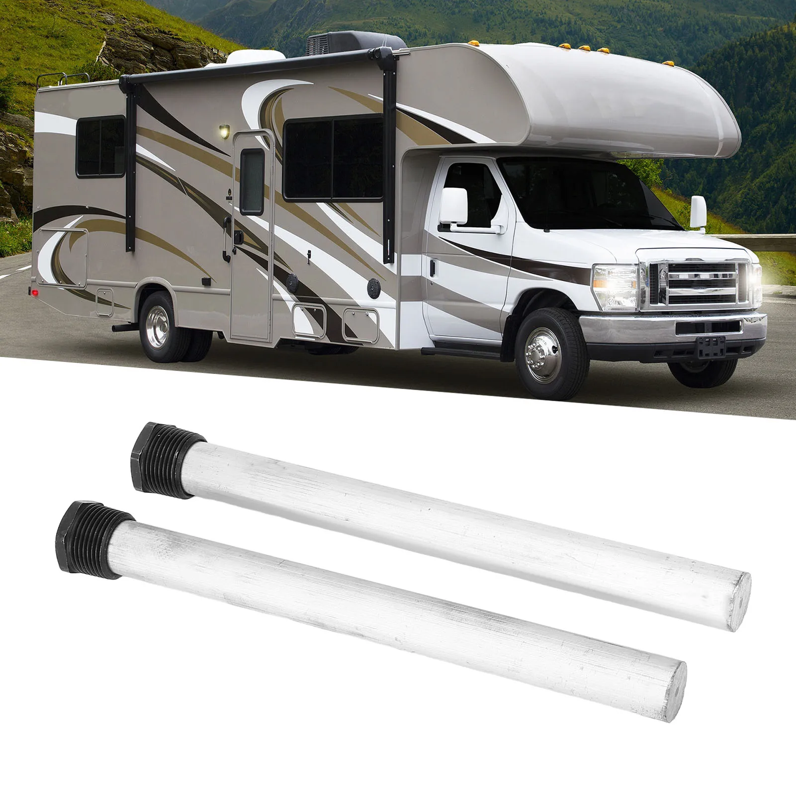 

Анодный стержень водонагревателя RV Эффективная защита от эрозии с уплотнительной лентой Анодный стержень для водонагревателей RV