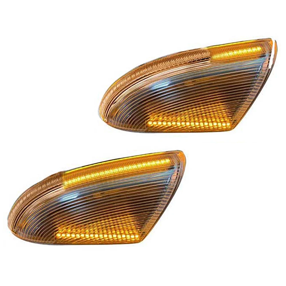 

68064948AA 68064949AA Side Mirror Turn Signal Lights Lens Double Row Running Waterfor LED Lights For 2009-2018 Dodge RAM