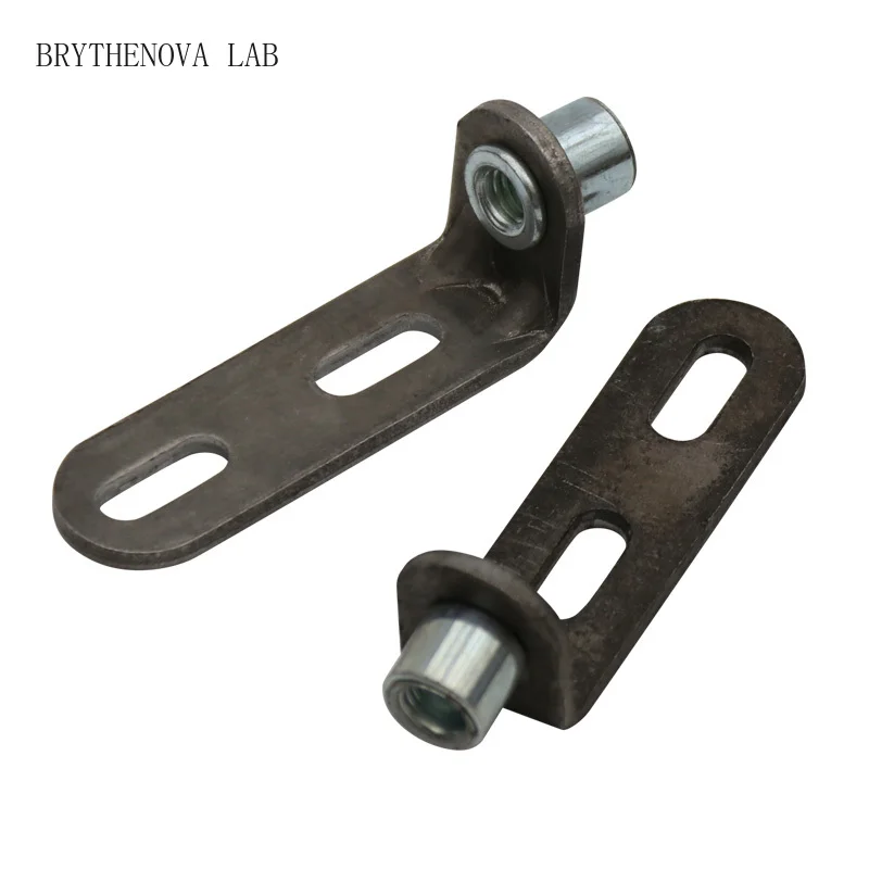 2pcs M8 M6 Nut L Shapped Transfer Adapter Nut for Gaming Office Lifting Chair Swivel 90/98 Degrees Screw Nuts Chair Accessories