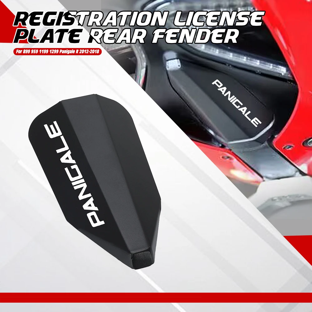 

Frame Guard License Plate For Ducati 899/959/1199/1299/R Panigale 2012-2018 Frame Holder Bracket Fender Cover Block Off Plate