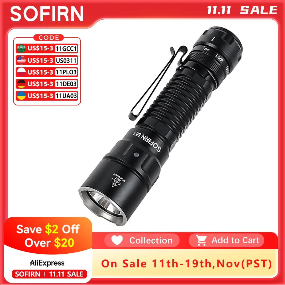 sofirn-新しい-sk1-1300lm-戦術懐中電灯-sft25r-led-ライト-18650-usb-c-充電式-479-メートル-edc-トーチ-ip68-ランプデュアルスイッチ付き