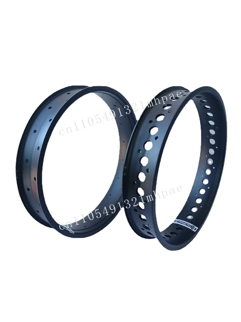 Snow Wheel Rim 80mm 26 20 24 4.0 Double Wall Electric Bike Fat Rim 20x4 Fat Bike Single Chamber Perforated Wheel