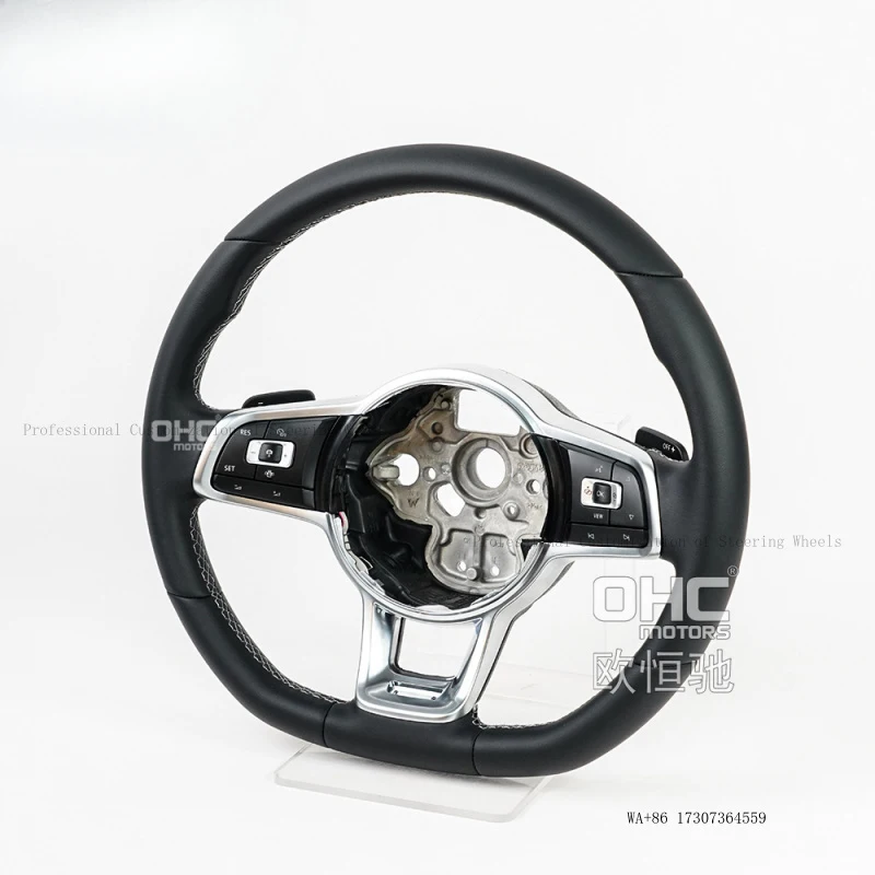 Suitable for Volkswagen GTI MK7.5 Jetta Passat Golf Touareg full-leather steering wheel modification from old to new
