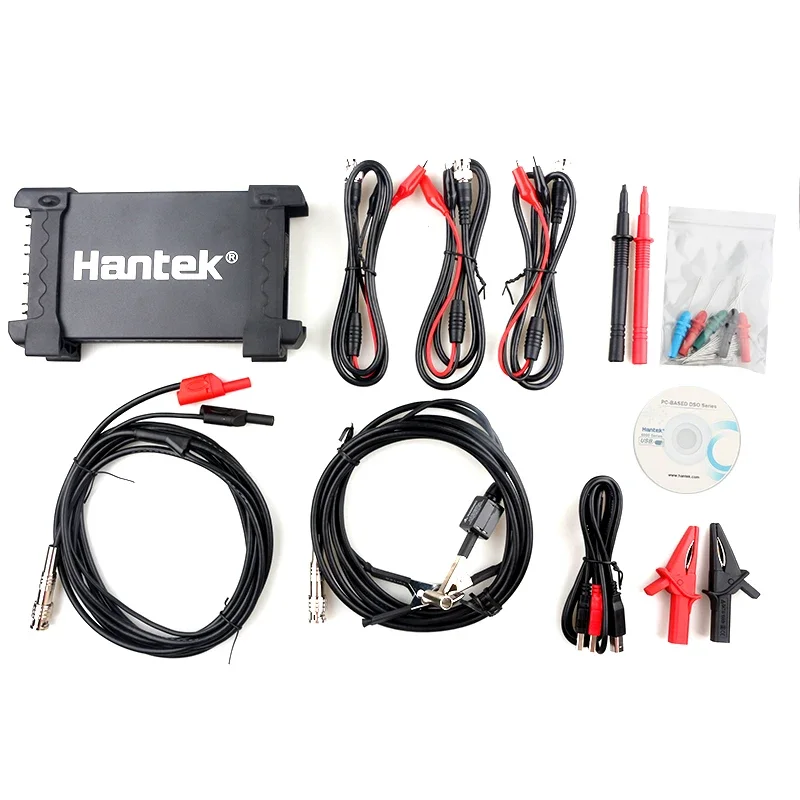 Hantek Digital Storage Oscilloscope 6074BE 6074BC 6074BD USB Portable Oscilloscope 4-channel 70MHz Bandwidth Support WIN10