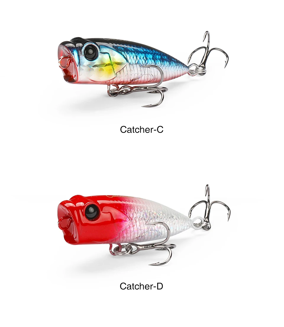 TSURINOYA 4 cm 3,3 g Angelköder Topwater Popper CATCHER 40F Hundespaziergang Action Harter Köder Leichtes Spiel Bass Rockfish Großes Mausmodell – Detail 15
