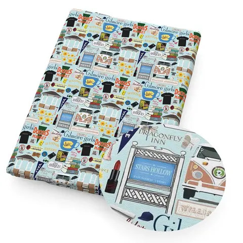50x145cm Office Movie Idol Cartoon /Cotton/4Ways Stretch Knit Fabric Patchwork Tissue Kid Sewing Doll Curtain