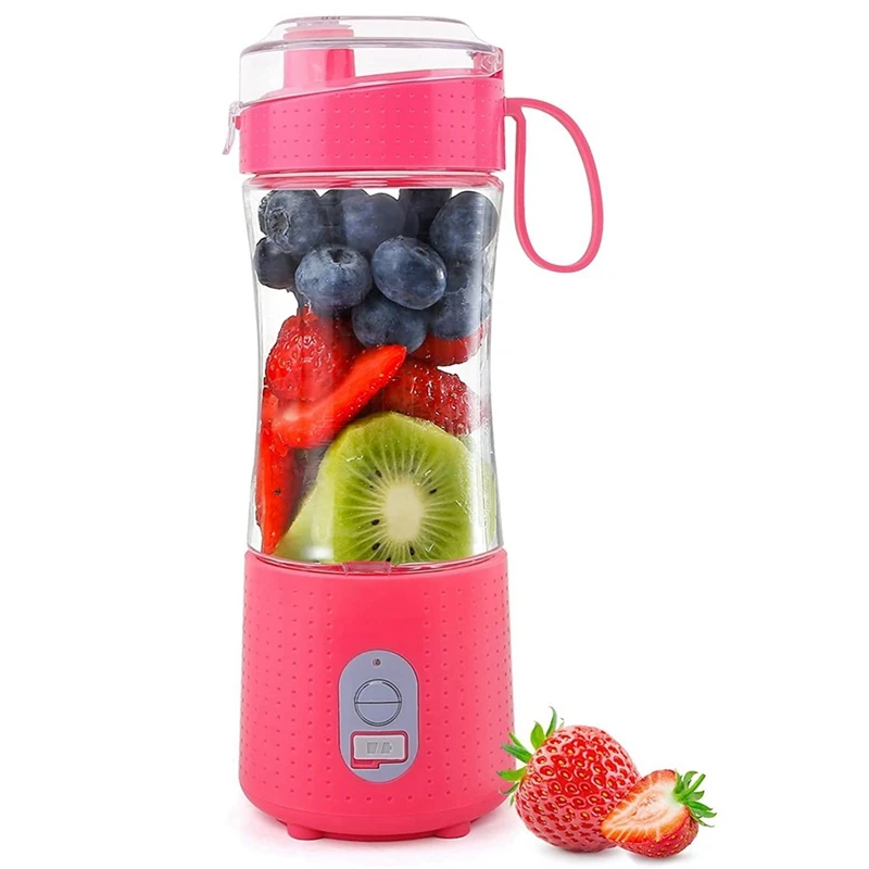 

JFBL Hot Portable Mini Smoothies Shakes Blender Personal Size Single Serve Travel Fruit Juicer Mixer Cup With USB Rechargeable