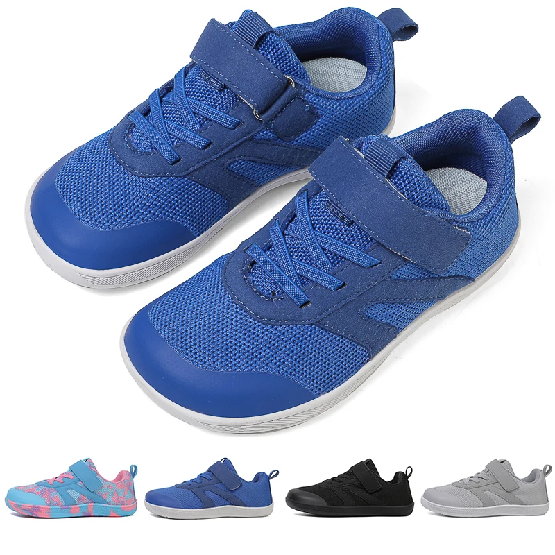 New Kids Barefoot Sneakers Cross Trainer Breathable Comfort Knit Sole Girls Boys Walking Shoes Outdoor Non Slip Children Shoes