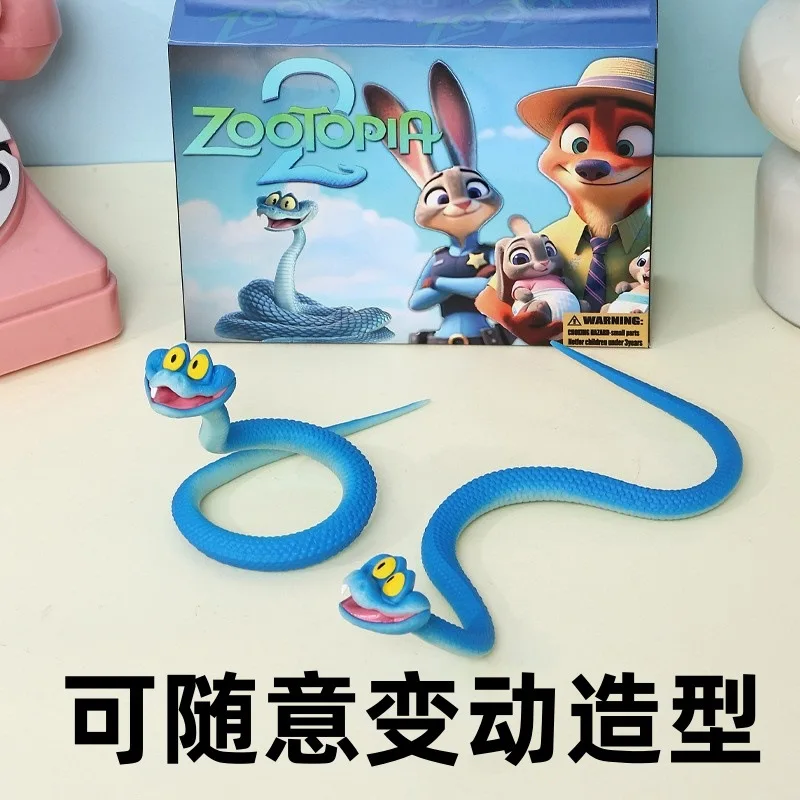 

for Zootopia 2 Gary De'Snake Toys, Flexible Printed Animal, Fidget ADHD Snake Toys, Perfect Desk Pet for Animal Collectors,
