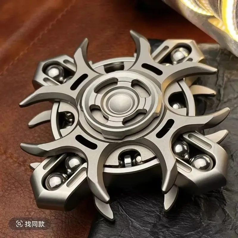 Tuning Fork EDC Metal Finger Spinner Cool Rotating Stress Relief Adult Toy